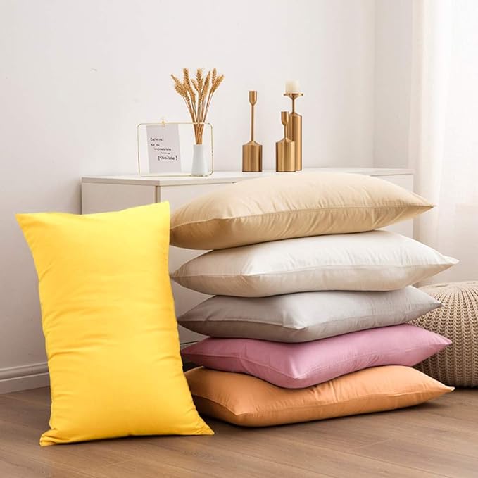 NTBAY Standard Pillowcase Set - 2 Pack Brushed Microfiber 20x26 Pillowcases - Soft, Wrinkle-Free, Fade-Resistant, Stain-Resistant, Pink Pillowcases with Envelope Closure - 20x26 Inches, Pink