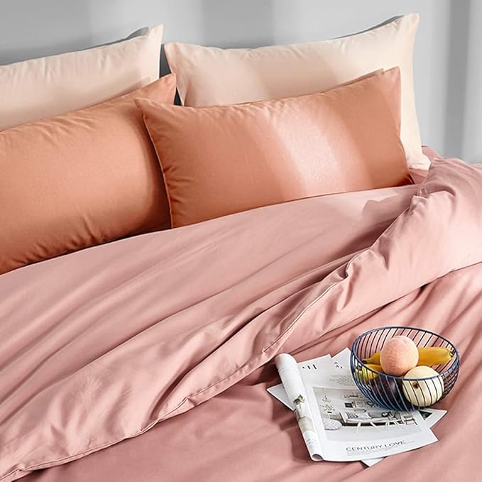 FLXXIE King Pillow Cases Set of 2, Soft Microfiber Pillow Covers with Envelope Closure, Wrinkle, Fade and Stain Resistant Pillowcases, 20x36, Tan