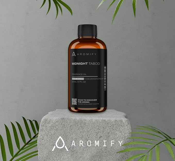 Midnight Taboo Diffuser Oil, Inspired by Luxury Hotels, 6.7 Fl Oz 200 mL, Hotel Scent for Home, Office, Bathroom & Spa, Aromatherapy Essential Oil, Lemon & Pomegranate Scents.