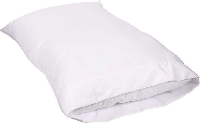 KAF Home Brushed Microfiber Pillow Cases Bulk Pack, Control Allergies and Ensure Sound Sleep, Set of 12, White (Pack of 2)