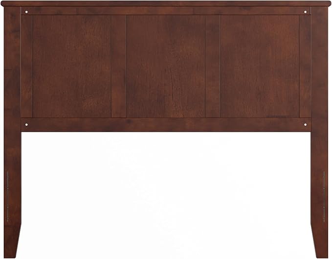 AFI, Madison Full Solid Wood Panel Headboard, Walnut