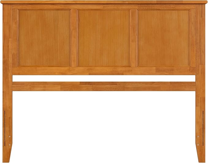 AFI, Madison Queen Solid Wood Panel Headboard, Light Toffee