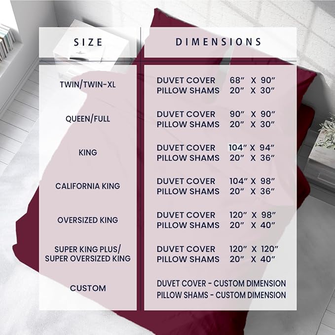 Kotton Culture 1 Pc Twin XL/Twin Duvet Cover Only-100% Egyptian Cotton 600 Thread Count Ultra Soft Premium Durable Comforter Cover Zipper Closure & Corner Ties - (Red Burgundy, 68" X 90")
