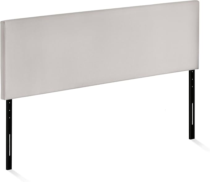 FURINNO Roanne Plain Headboard, King, Fog