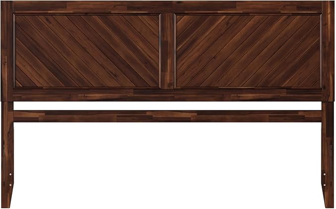 AFI, Canyon King Solid Wood Rustic Farmhouse Headboard, Barnwood