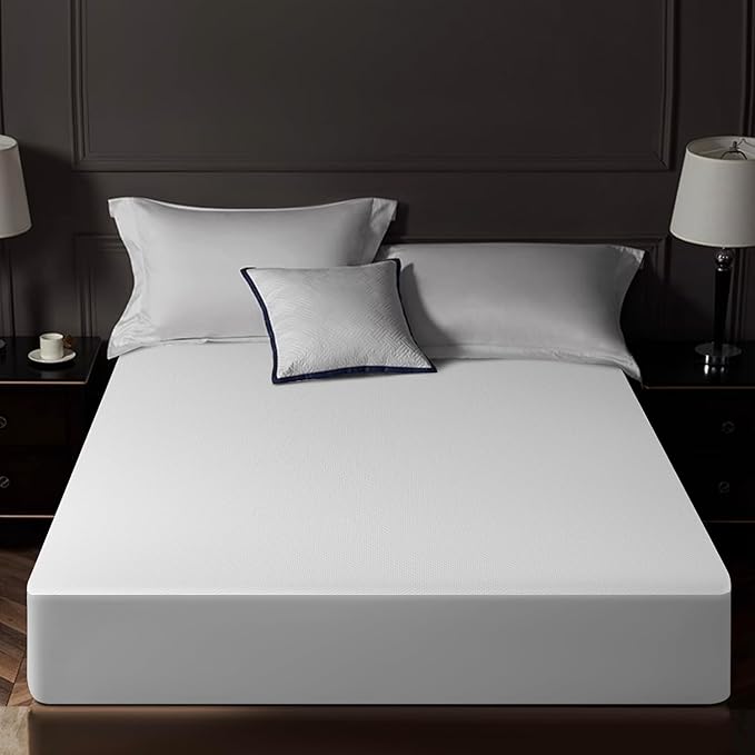King Mattress Protector Tencel Luxury 100% Waterproof Mattress Protector,Silky Soft & Breathable,Cooling Mattress Pad Cover Fitted 18" Deep Pocket Noiseless,78"x80"