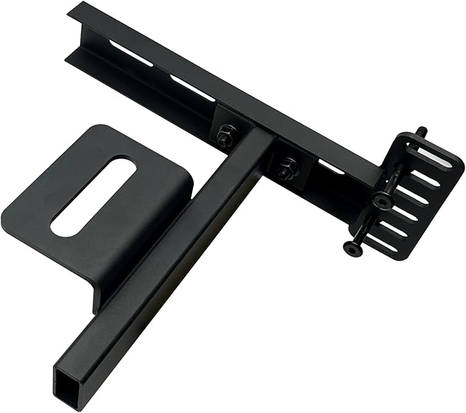 2 Pack Headboard Bracket Kit for Metal Bed Frame, Adjustable Headboard & Footboard Extension Brackets, Fits Twin, Full, Queen, King Size Bed, Matte Black