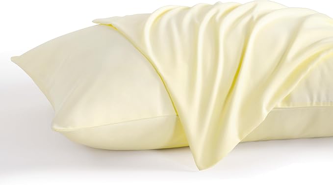 NTBAY King Pillow Cases Set of 2, 2 Pack Brushed Microfiber 20x40 Pillow Cases, Soft, Wrinkle, Fade, Stain Resistant Ivory Pillow Cases with Envelope Closure, 20x40 Inches, Ivory