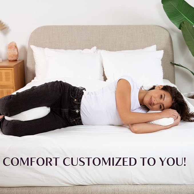 Supportive Full Body Pillow Contours to Body Soft Pillow Extra Long Pillow for Bed All Sleep Positions Pregnancy Pillows Back Leg Pillow Washable