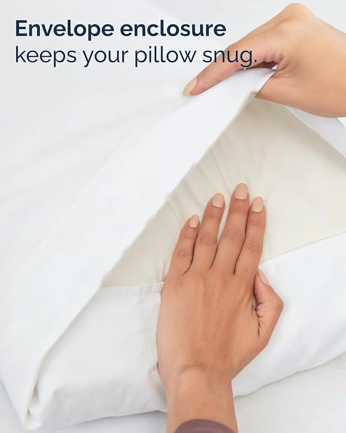 Twin XL 4 Piece Sheet Set - Comfy, Breathable & Cooling - Hotel Luxury Bedding for Women, Men, Kids, Teens and Children - 1 Flat & 1 Fitted Sheet & 2 Pillowcases w/ Deep Pockets - Wrinkle Free - White
