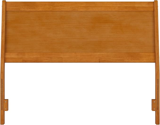 AFI, Casanova Full Solid Wood Panel Headboard, Light Toffee