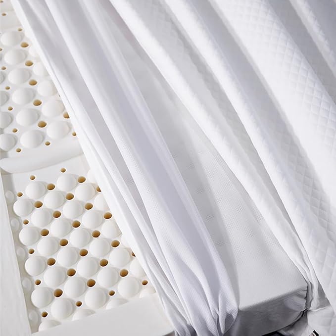 This Natural Latex Mattress,Pure Green Natural Latex Mattress Topper, Slow Rebound Mattresses Inner Cover,2in,180x190cm(71x75in)