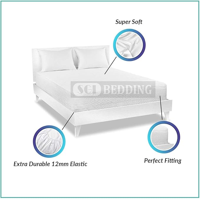 SGI bedding 100% Egyptian Cotton Sheets King Size – 600 Thread Count Sheets Set, Soft, Cooling, 15" Deep Pocket, Luxury Hotel Bedding, Breathable, Durable - Zebra Print
