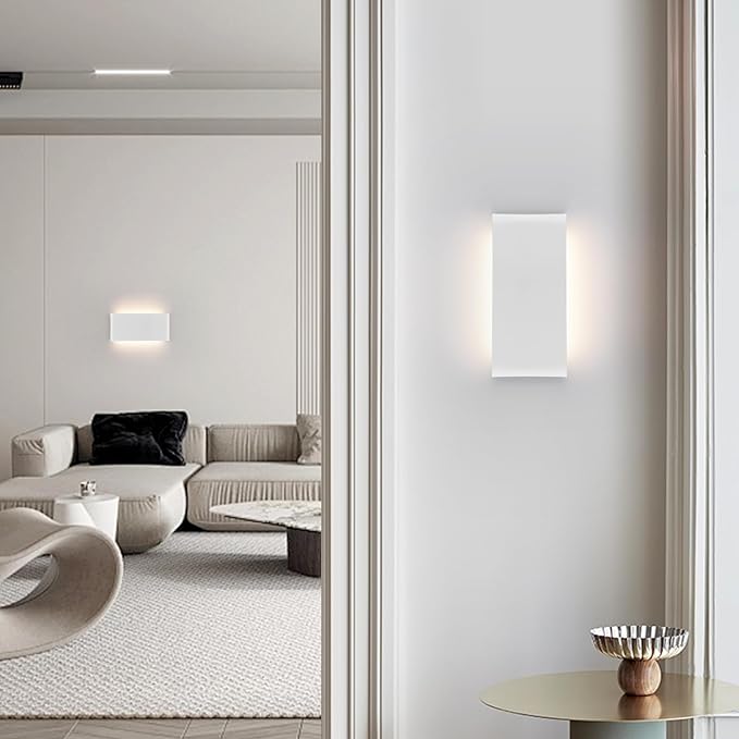 Mille Lucciole 11"Modern LED vanity light,15W Dimmable 5 CCT (3000K-6500K) Adjustable Wall Lamp,Up and Down Wall Lighting,Indoor Wall Sconce for Bedroom,Staircase,Hallway,Dressing Table, 1 Pack（White）