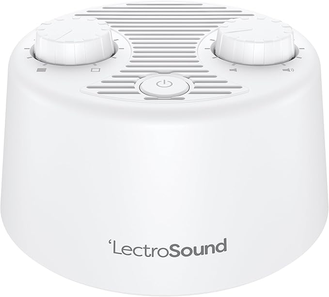 Adaptive Sound Technologies LectroSound - Noise Machine for Optimal Sleep Environment - Non-Looping Nature Sounds - Precision Volume Settings - Speech Privacy - Travel-Ready
