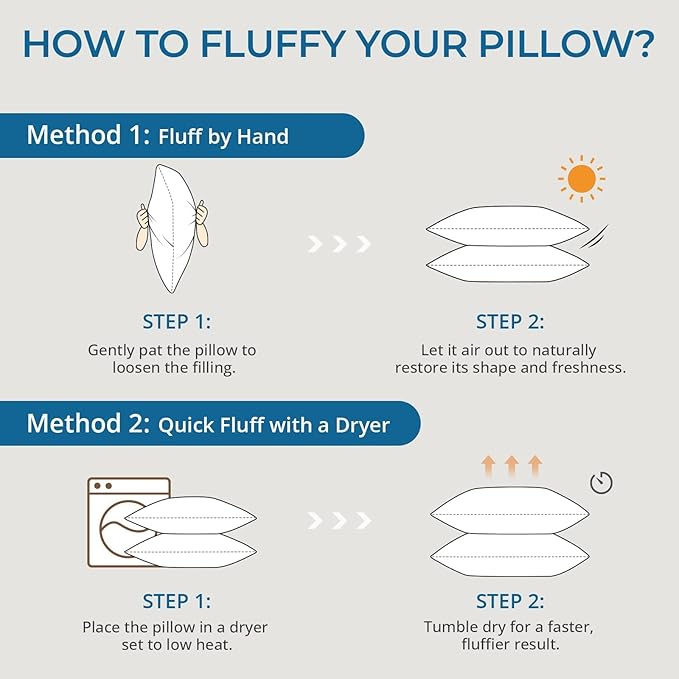 Sasttie Firm Pillows Queen Size Set of 4, Bed Pillows for Side, Back, and Stomach Sleepers - Oeko-Tex Certified Supportive Down Alternative Plump Filling - Hotel Quality and Machine Washable, 4 Pack