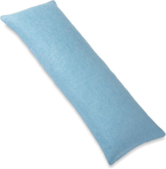1 MIDDLE ONE Body Pillow, Cooling Memory Foam Body Pillows for Adults Sleeping, Long Pillow for Bed, Big Large Firm Full Body Pillow for Side Sleeper, 20x54 Inch, Cooling Blue