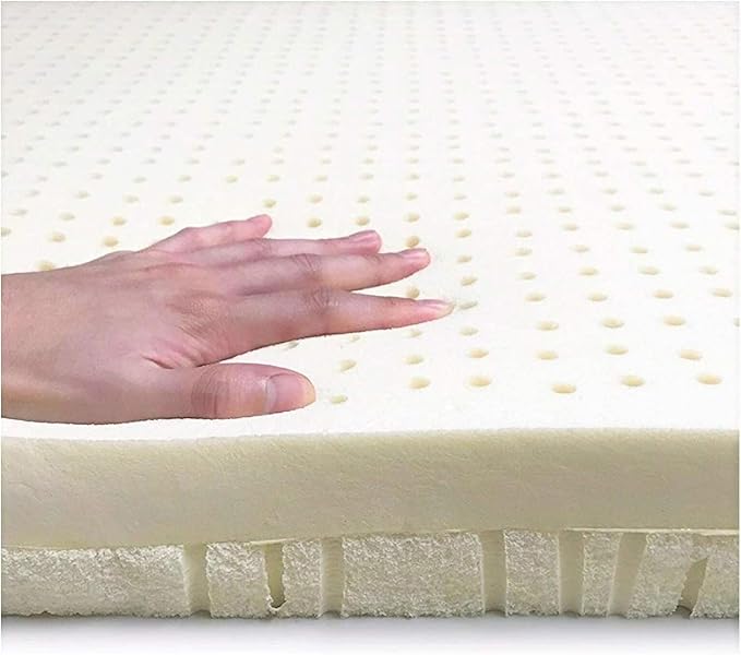 ORGANIC TEXTILES Dual Zone (Firm/Soft) GOLS Certified Latex Mattress Topper for Baby with GOTS Certified Tencel Cover - 2" Bas-sinet (30"x15")