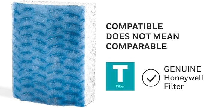 Honeywell HFT600 Replacement Wicking Filter T, Humidifier Filters Replacement, 3 Count (Pack of 12)