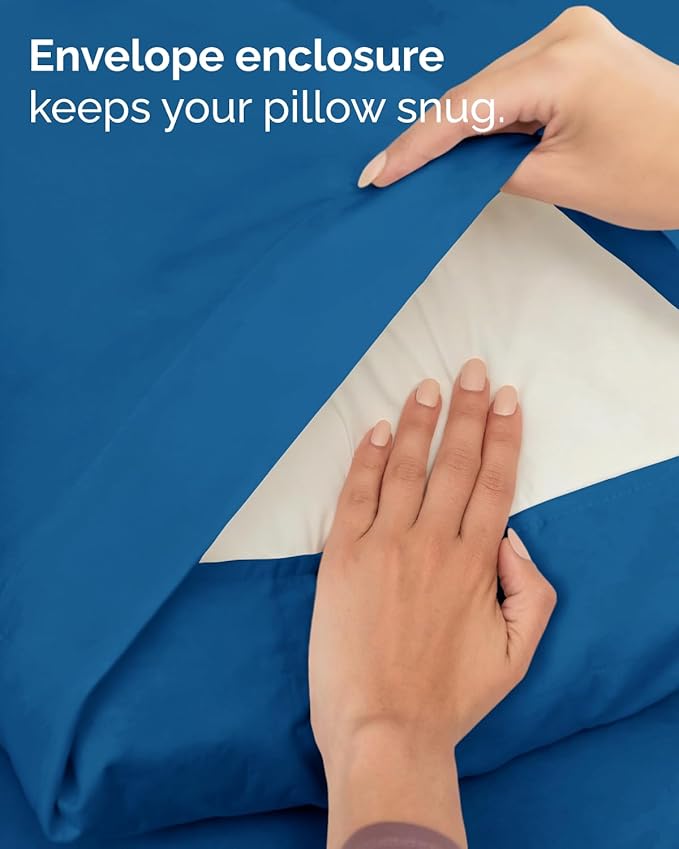 Twin XL 4 Piece Sheet Set - Comfy, Breathable & Cooling - Soft Hotel Luxury Bedding for Women, Men, Kids, Teens and Children - 1 Flat & 1 Fitted Sheet & 2 Pillowcases with Deep Pockets - Royal Blue