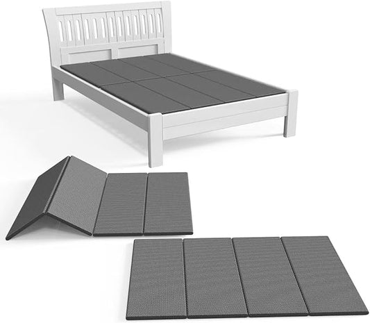 Light and Thin Bunkie Board, Folding Spring Box,King Size 57.5x80'', Large Double Bed 10MM, Bed Support Flat Noodles,Light and Thin, Breathable, Noise Minimizing