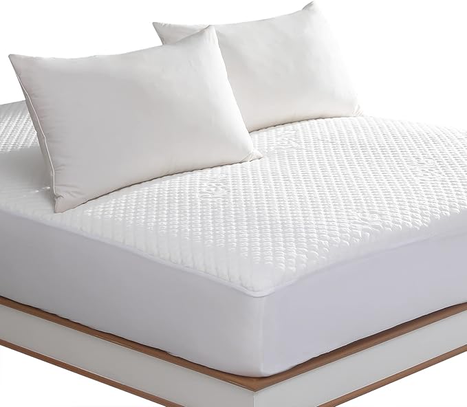 Twin Size Bed Waterproof Mattress Protector Fitted Mattress Pad Cover with Deep Pocket Up to 15''