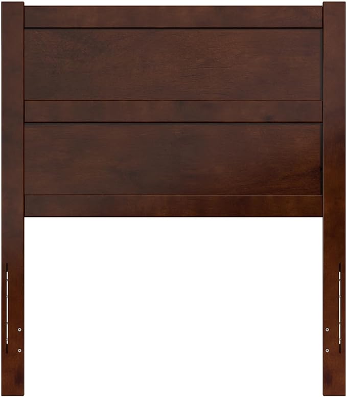 AFI, NoHo Solid Wood Panel Headboard, Twin, Walnut