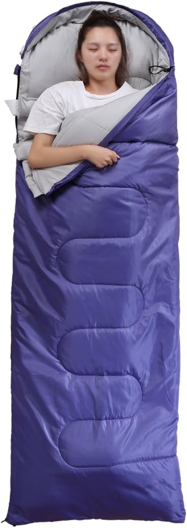 FARLAND Sleeping Bags for Adults, 3 Season Warm & Cool Weather, Lightweight Camping Sleeping Bag for Kids Family Camping Essentials with Compression Sack for Hiking