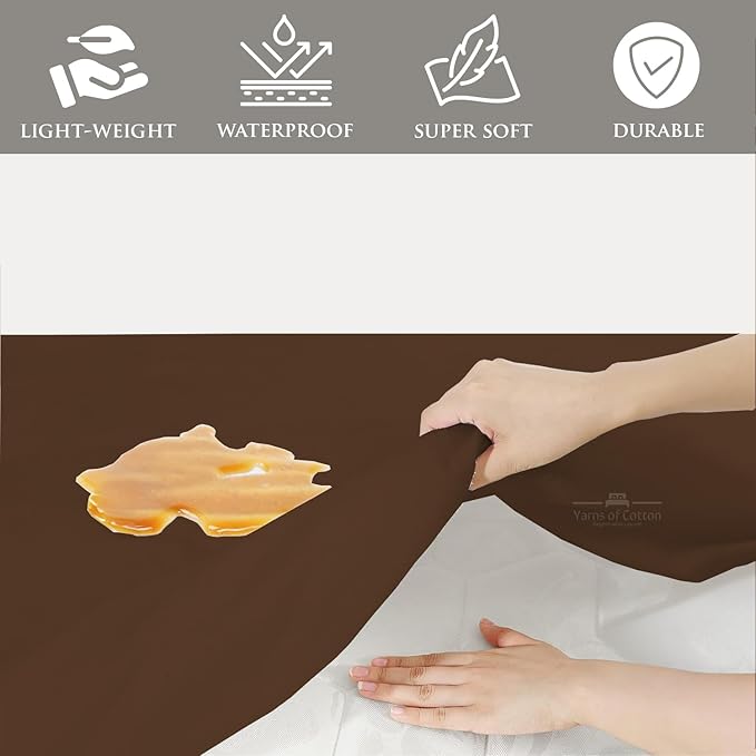 Cot Mattress Protector 30"x80" Waterproof, Terry Soft and Noiseless Mattress Protector Perfect for Daybed 30"x80" Mattress/Narrow Twin/Cot Size/Rv Bunk/Camping Cot (Chocolate)