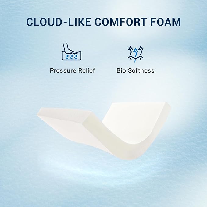 Avenco 10 Inch Queen Mattress in a Box, Medium Firm Hybrid Mattresses with Smarts™ Coil for Motion Isolation, Strong Edge Support, CertiPUR-US Certified