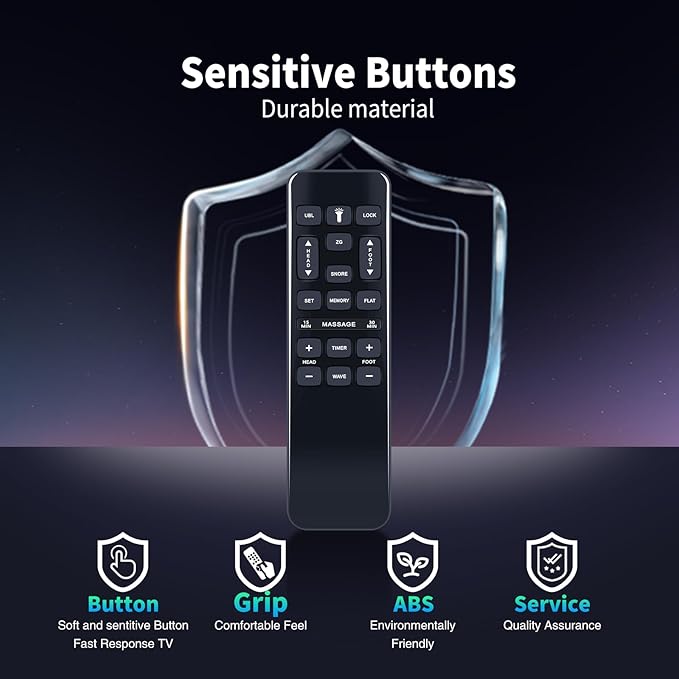 Replacement Remote Control for iDealBed 4i Custom iEscape Adjustable Bed Base