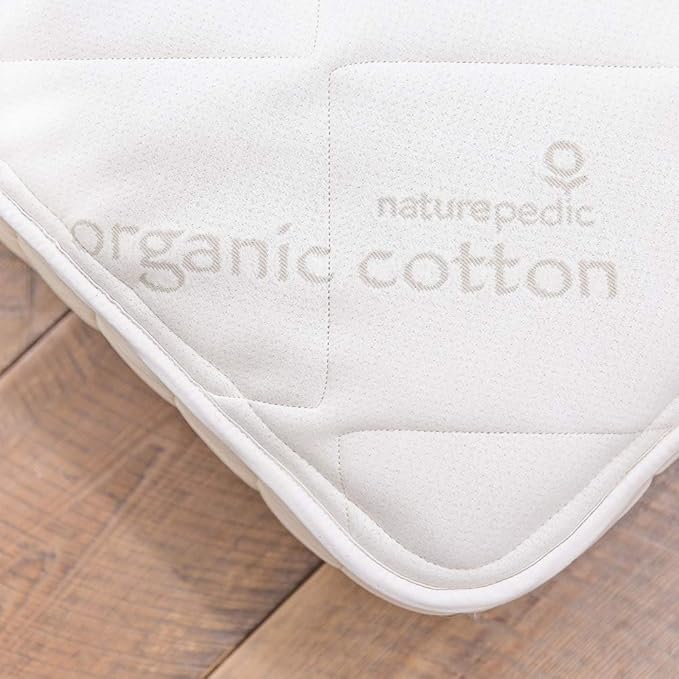 Naturepedic Chorus Organic Mattress - Medium Firm Mattress with Encased Coil Layers for Universal Comfort and Pressure Relieving - Full