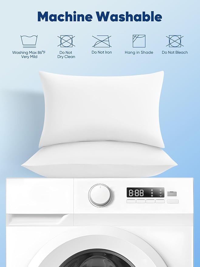 Avolare Cooling Pillow Cases King Size 2 Pack,Arc-Chill 3.0(Q-Max>0.5) Cooling Pillowcases for Hot Sleepers,Soft for Hair Skin, Breathable & Stretchy Fabric,Zipper White Pillow Cases