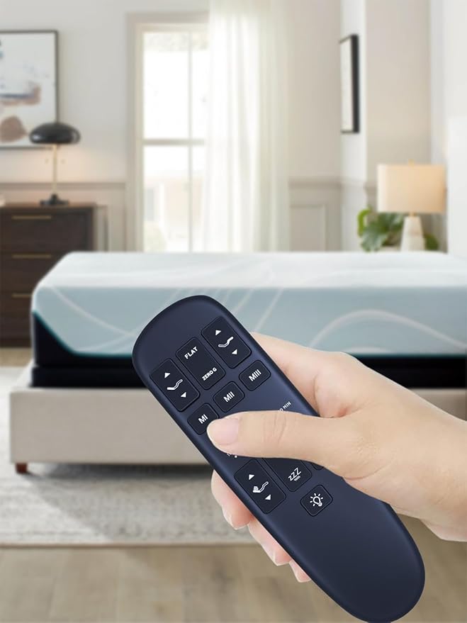 New Replacement Remote Control Compatible for Ergomotion Blissful Nights e4 e6 RF373E JLDK.28.10.14 Hand Wand Greaton Adjustable Bed Base