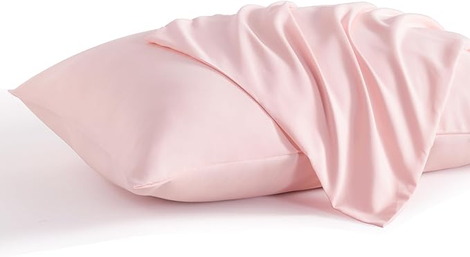 NTBAY Toddler Pillow Cases Set of 2, 2 Pack Brushed Microfiber 14x20 Pillow Cases, Soft, Wrinkle, Fade, Stain Resistant Blush Pink Pillow Cases with Envelope Closure, 14x20 Inches, Blush Pink