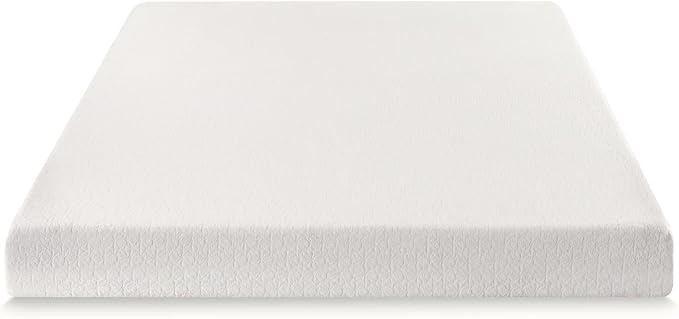 Best Price Mattres 6 inch Twin Mattress XL Long, Bed-In-A-Box, Green Tea Memory Foam,White