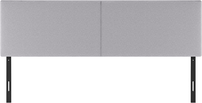 Furinno Roanne Upholstered Headboard, King, Glacier