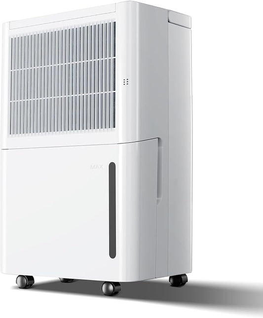 2,500 Sq.Ft Dehumidifier for Basement with Drain Hose, 30 Pint Dehumidifiers for Home with 3 Modes, Smart Humidity Control & Display, 24HR Timer, Auto Defrost for Large Room, Bathroom,Bedroom