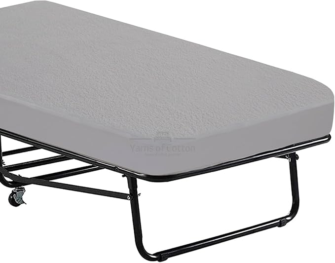 Cot Mattress Protector 28"x75" Waterproof, Terry Soft and Noiseless Mattress Protector Perfect for Daybed 28" X 75" Mattress/Narrow Twin/Cot Size/Rv Bunk/Camping Cot (Light Grey)