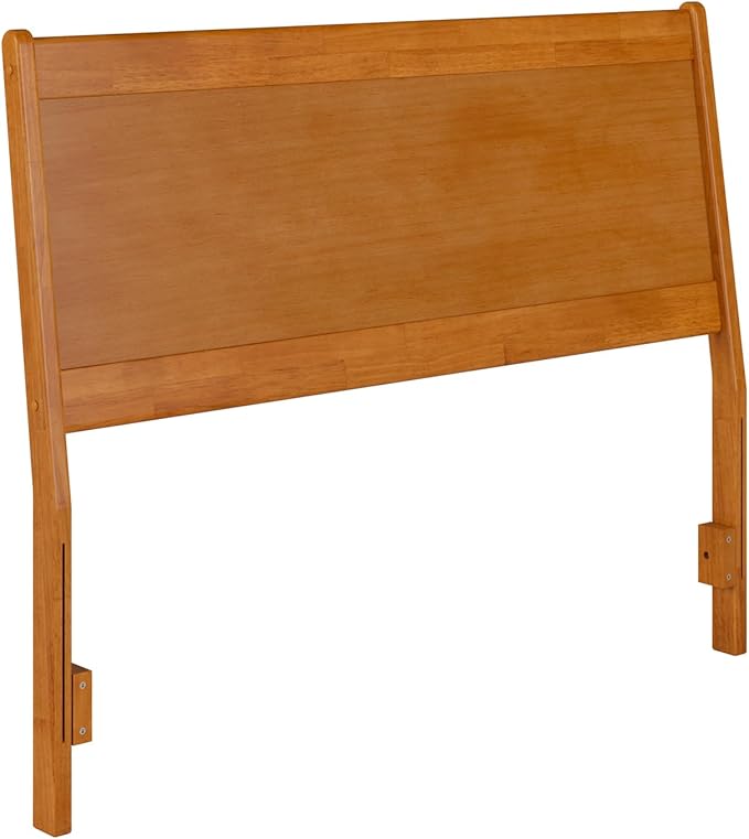 AFI, Casanova Full Solid Wood Panel Headboard, Light Toffee
