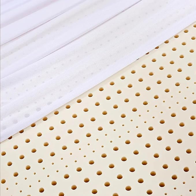 Latex Mattress,Thailand Natural Latex Mattress Home Single Double Mats with Cover Twin Full Size,10cm,160x180cm(63x71in)