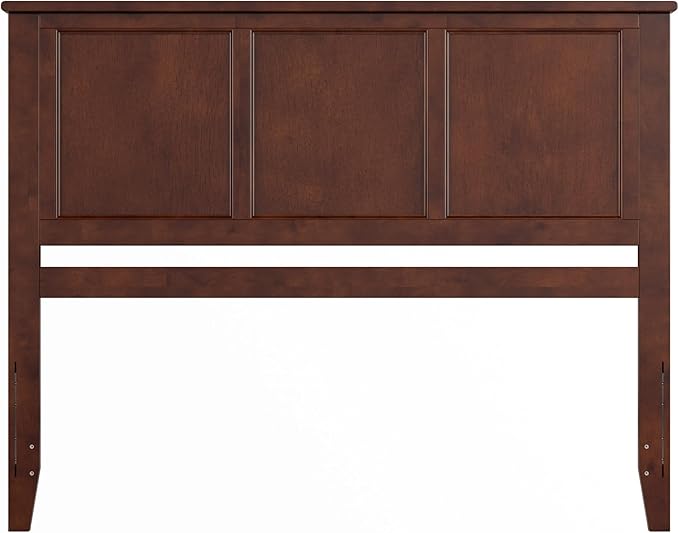 AFI, Madison Queen Solid Wood Panel Headboard, Walnut