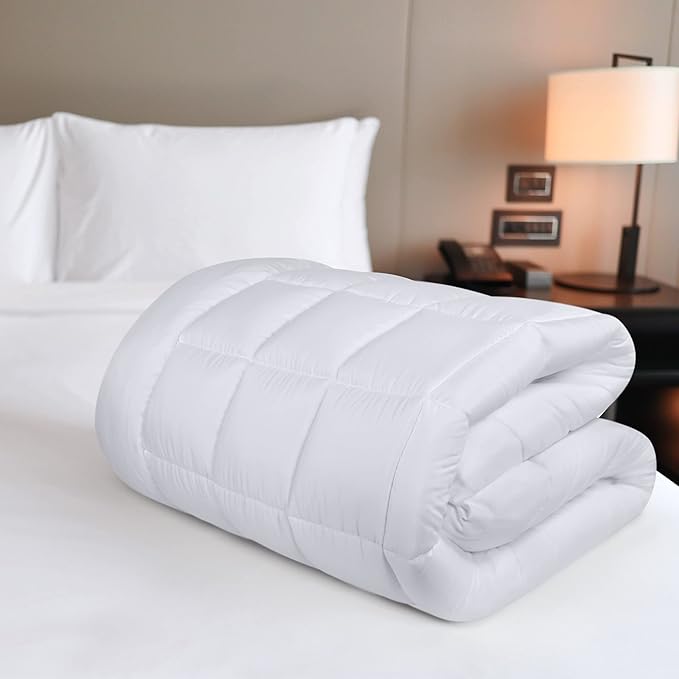 Utopia Bedding Twin Mattress Pad, Quilted Fitted Premium Mattress Protector, Deep Pocket Cover Stretches up to 16 Inches, Fluffy Pillow Topper (39x75 Inches, White)