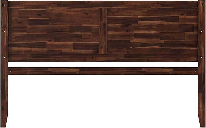 AFI, Canyon King Solid Wood Rustic Farmhouse Headboard, Barnwood