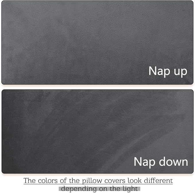 StangH Grey Body Pillow Cover, Body Pillowcase for Adults Pregnant Women, Luxury Soft Velvet Pillowcase Cover with Hidden Zipper Closure for Sofa/Couch/Bed Decorative, 20x54 inches, 1 Pc