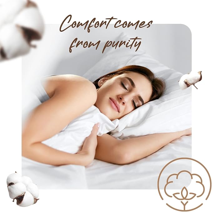 4 Pc Blush Twin Sheet Set for Twin Mattress, Egyptian Cotton Twin Bed Sheets for Twin Size Bed, Soft Breathable 16 Inch Deep Pocket Twin Bed Set - 1 Fitted Sheet, 1 Flat Sheet & 1 Pillow Case
