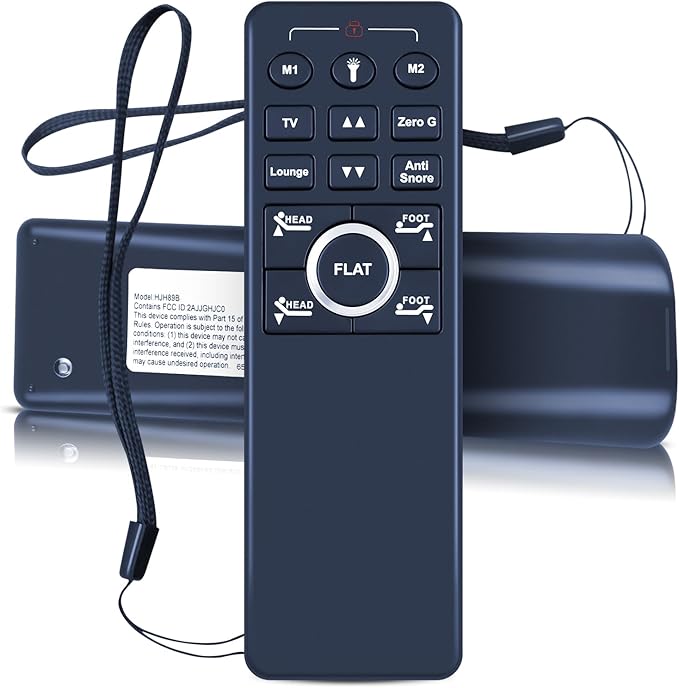 Replacement Remote Control for MLILY/EGOHOME/Richmat/Slumba/Broward Adjustable Bed Base Compatible with Model HJH89B,Zero Gravity & Flat