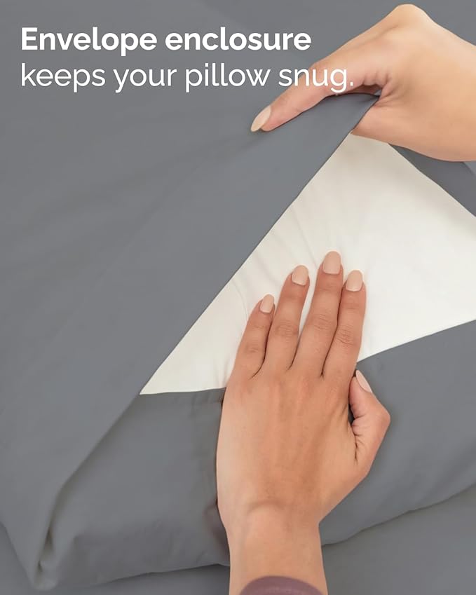 Twin XL 4 Piece Sheet Set - Comfy, Breathable & Cooling - Soft Hotel Luxury Bedding for Women, Men, Kids, Teens and Children - 1 Flat & 1 Fitted Sheet & 2 Pillowcases with Deep Pockets - Steel Blue