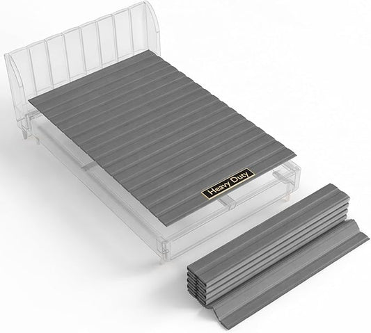 Wooden Twin Bed Slats for Support Under Mattress with Cover – Replacement Wood Slats for Twin Size Bed Frame – Under Mattress Support Without Extra Height – 3.38-Inch Standard Width