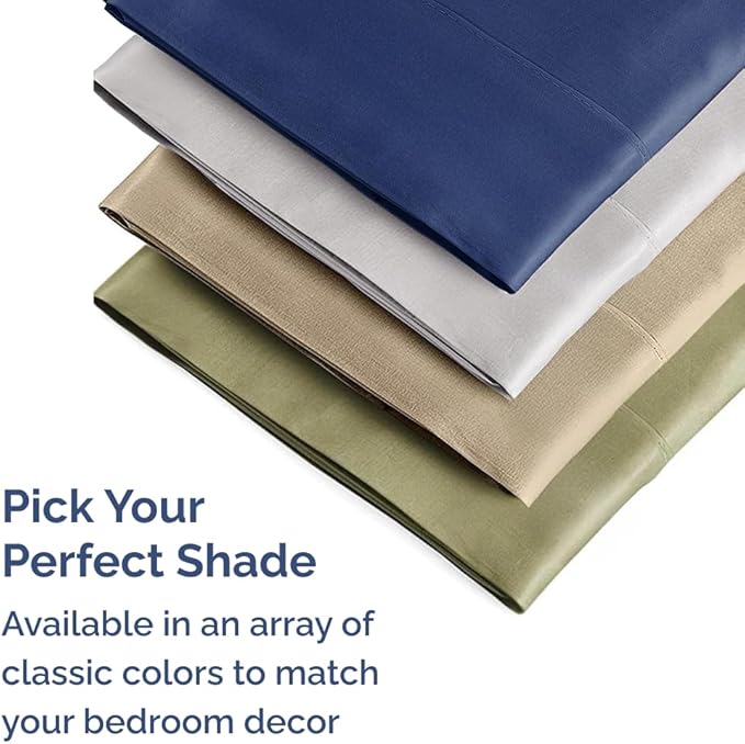 Queen Pillow Cases Set of 6 - Ultra Soft Hotel Quality Pillowcase Covers - Comfy & Wrinkle Free - Shrink, Stain and Fade Resistant - Machine Washable Pillow Protectors - 6 Piece Set - Heathered Grey